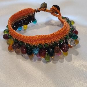 Multi color beaded bracelet